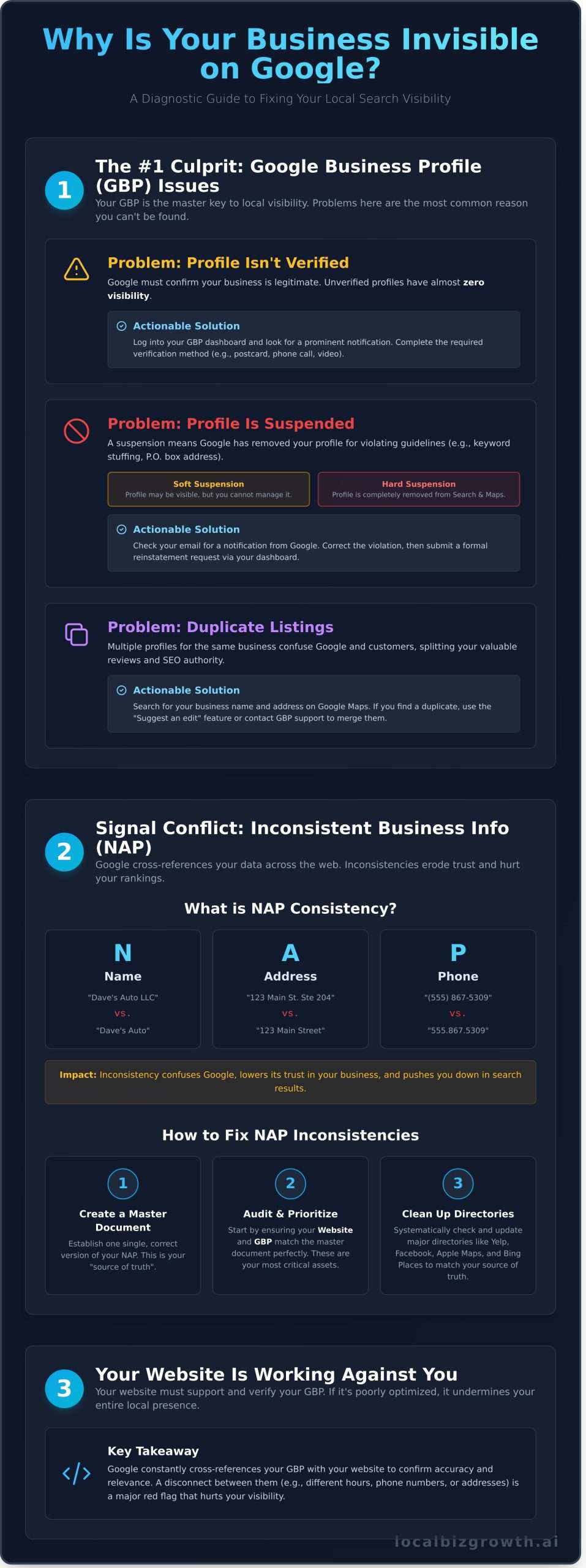 Why My Local Business Is Not on Google: 7 Reasons & How to Fix It